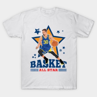 Curry Basketball Steph San Francisco 30 All Star T-Shirt